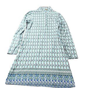 Cabana Life Sz Small Womens L/S Performance Zip UV 50+ Protection Dress